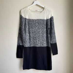 Ole by Koton Tricolor Knitted Wool Sweater Dress size S